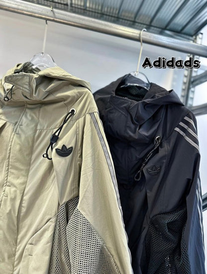 ADIDAS x HAMCUS 愛迪達聯名 結構連帽風衣外套 - VANASH