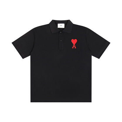 AMI PARIS 大愛心刺繡POLO衫 - VANASH