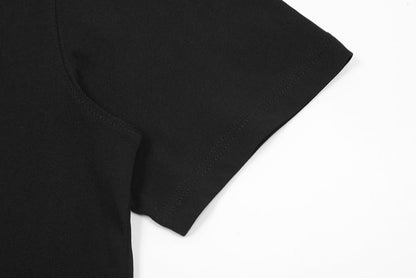 AMI PARIS 銀色刺繡愛心短袖T恤 - VANASH