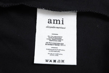 AMI PARIS 金色刺繡短袖T恤 - VANASH