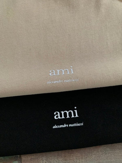 AMI PARIS 簡約素色短袖T恤 - VANASH