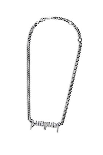 BALENCIAGA 巴黎世家塗鴉字體項鍊 - VANASH