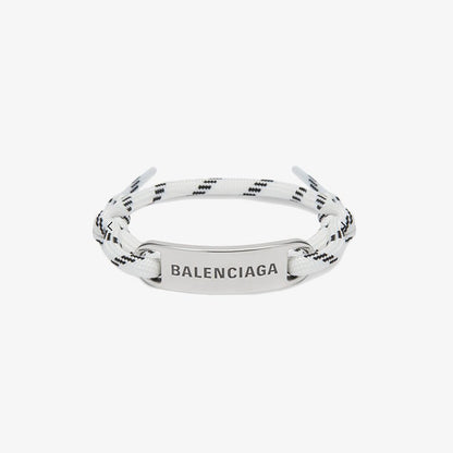 BALENCIAGA 巴黎世家 LOGO標牌結繩手鍊 - VANASH