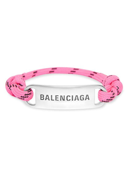 BALENCIAGA 巴黎世家 LOGO標牌結繩手鍊 - VANASH