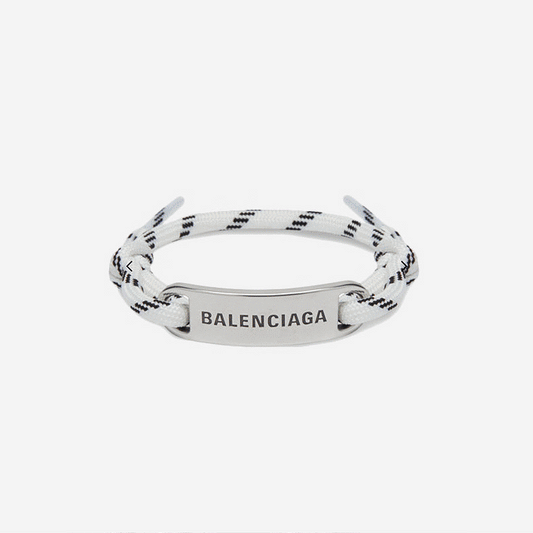 BALENCIAGA 巴黎世家 LOGO標牌結繩手鍊 - VANASH