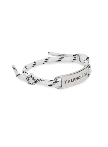 BALENCIAGA 巴黎世家 LOGO標牌結繩手鍊 - VANASH