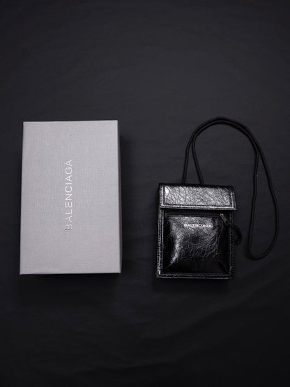 BALENCIAGA SMALL EXPLORER 巴黎世家皮革斜跨包 - VANASH