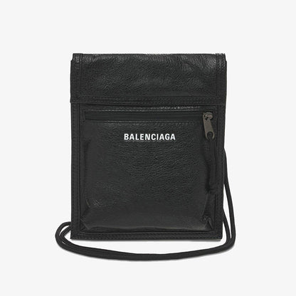 BALENCIAGA SMALL EXPLORER 巴黎世家皮革斜跨包 - VANASH