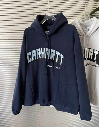 Carhartt WIP 卡哈特 重磅刺繡搖粒絨連帽上衣 - VANASH