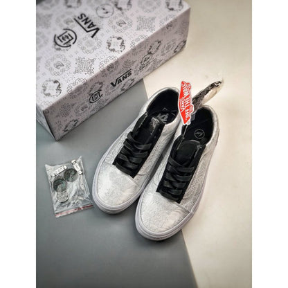 - 全新特價 - Clot x Fragment Design x Vans 陳冠希藤原浩三方聯名 20週年 絲綢 - VANASH