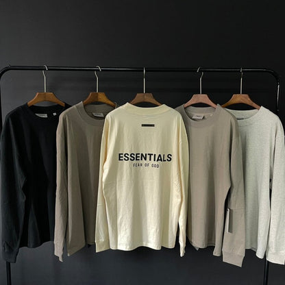ESSENTIALS 第七季背後壓膠長袖T恤 - VANASH