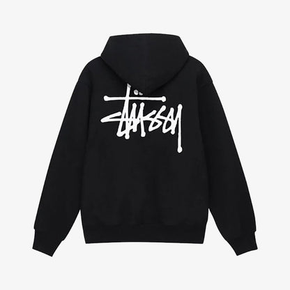 - 全新特價 - STUSSY BASIC FLEECE HOODIE 刷毛連帽上衣 (黑M)