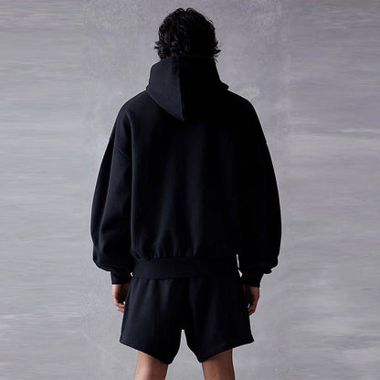FEAR OF GOD ESSENTIALS CORE 23 HOODIE 全黑黑魂LOGO連帽衛衣 - VANASH