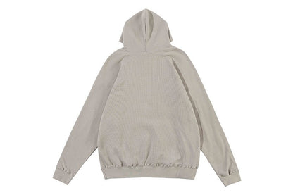 FEAR OF GOD ESSENTIALS HOODIE SYCAMORE 立體矽膠印花華夫格連帽衛衣 - VANASH