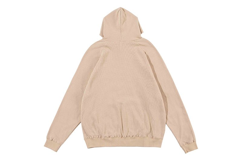 FEAR OF GOD ESSENTIALS HOODIE SYCAMORE 立體矽膠印花華夫格連帽衛衣 - VANASH
