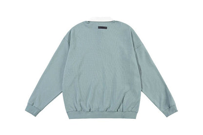 FEAR OF GOD ESSENTIALS 立體矽膠LOGO 寬版POLO衫 - VANASH