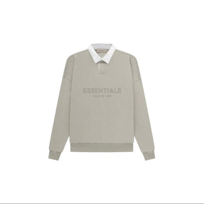 FEAR OF GOD ESSENTIALS 立體矽膠LOGO 寬版POLO衫 - VANASH