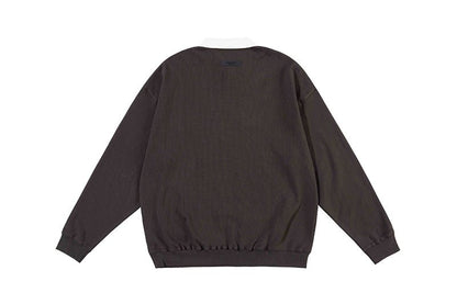 FEAR OF GOD ESSENTIALS 立體矽膠LOGO 寬版POLO衫 - VANASH
