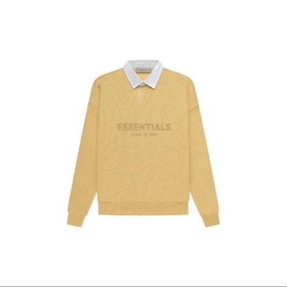 FEAR OF GOD ESSENTIALS 立體矽膠LOGO 寬版POLO衫 - VANASH