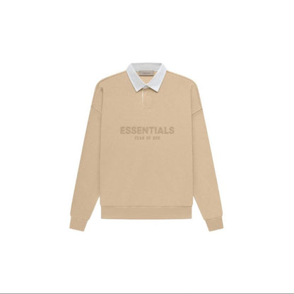 FEAR OF GOD ESSENTIALS 立體矽膠LOGO 寬版POLO衫 - VANASH