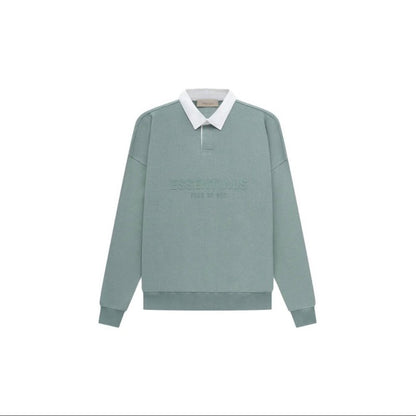 FEAR OF GOD ESSENTIALS 立體矽膠LOGO 寬版POLO衫 - VANASH