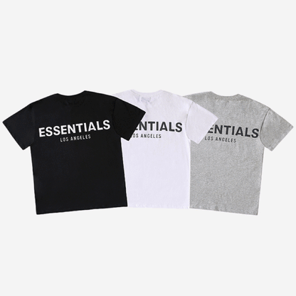 FEAR OF GOD ESSENTIALS 洛杉磯限定反光LOGO短袖T恤 - VANASH