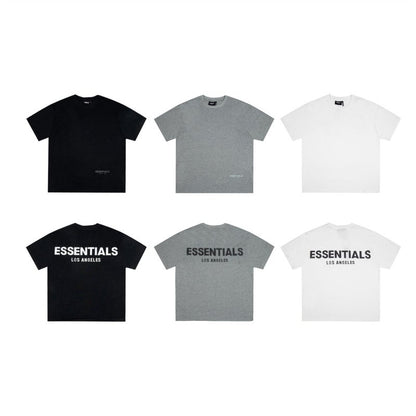 FEAR OF GOD ESSENTIALS 洛杉磯限定反光LOGO短袖T恤 - VANASH