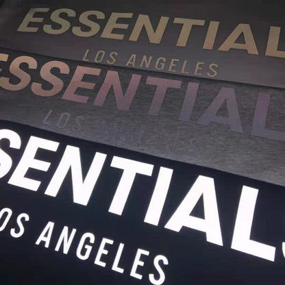 FEAR OF GOD ESSENTIALS 洛杉磯限定反光LOGO短袖T恤 - VANASH