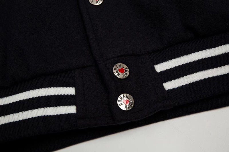 HUMAN MADE 重磅刺繡 復古棒球外套 - VANASH