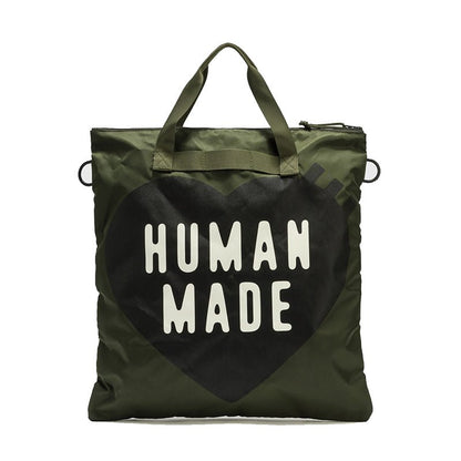 HUMAN MADE 尼龍愛心斜跨包 - VANASH