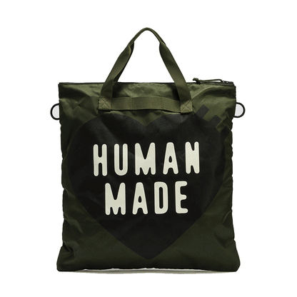 HUMAN MADE 尼龍愛心斜跨包 - VANASH