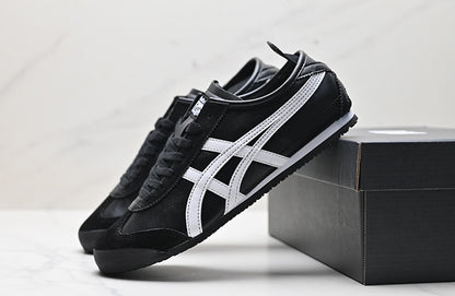 Onitsuka Tiger MEXICO 66 SD 黑底白虎爪紋 經典舒適運動鞋 1183C102-001