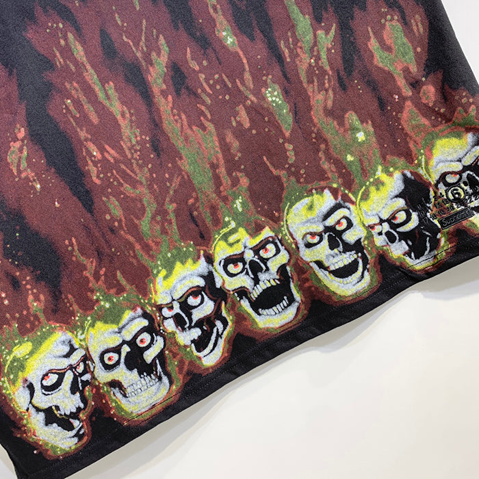Supreme x MM6 Maison Margiela 火焰骷髏短袖T恤