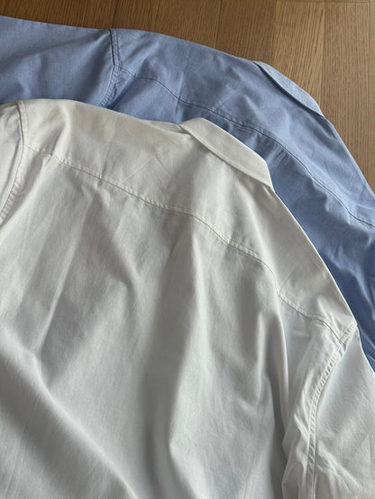 AMI PARIS 經典愛心刺繡短袖襯衫