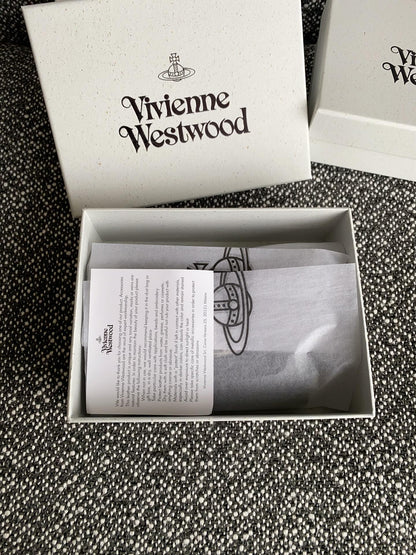 Vivienne Westwood 鱷魚壓紋三摺短夾錢包