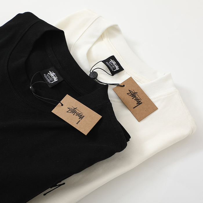 STUSSY 假日系列印花短袖T恤