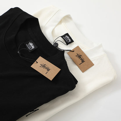 STUSSY 假日系列印花短袖T恤