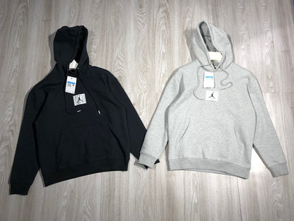 - 全新特價 - Jordan Statement Fleece Hoodi 喬丹重磅刷毛連帽衫 (黑XL)