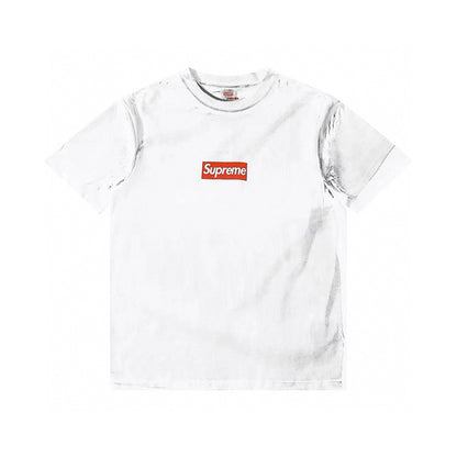 - 全新特價 - Supreme x MM6 Box Logo Tee 白色印花短袖 (L碼)