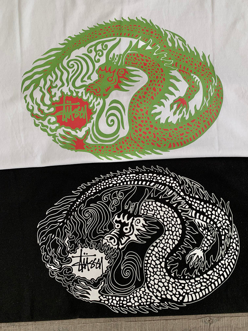 STUSSY 龍年限定祥龍圖騰短袖T恤