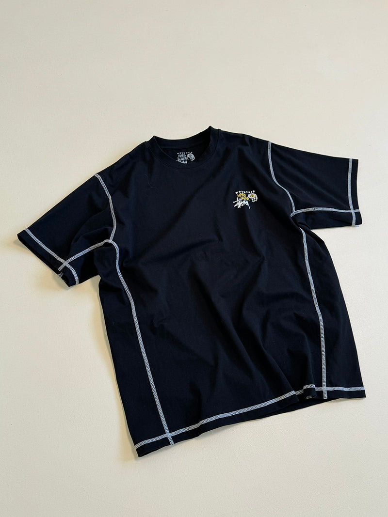 STÜSSY & MOUNTAIN HARDWEAR TEE 聯名撞色縫線短袖T恤