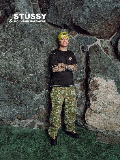 STÜSSY & MOUNTAIN HARDWEAR TEE 聯名撞色縫線短袖T恤
