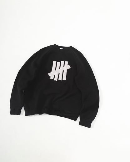 UNDEFEATED 5 Strike Crewneck 撞色線嵌針織衫