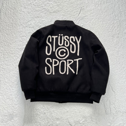 STUSSY SPORT MELTON VARSITY JACKET 校隊毛呢夾克