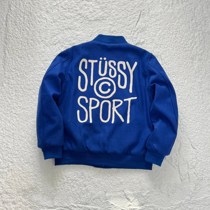 STUSSY SPORT MELTON VARSITY JACKET 校隊毛呢夾克