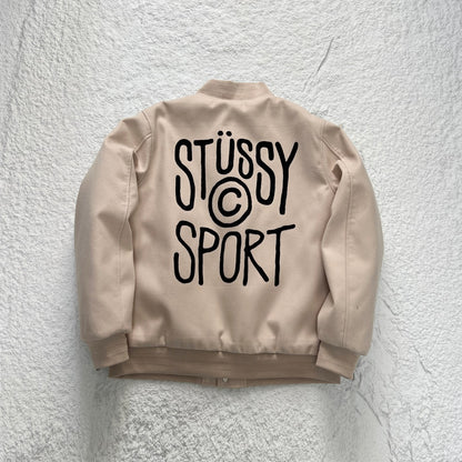 STUSSY SPORT MELTON VARSITY JACKET 校隊毛呢夾克