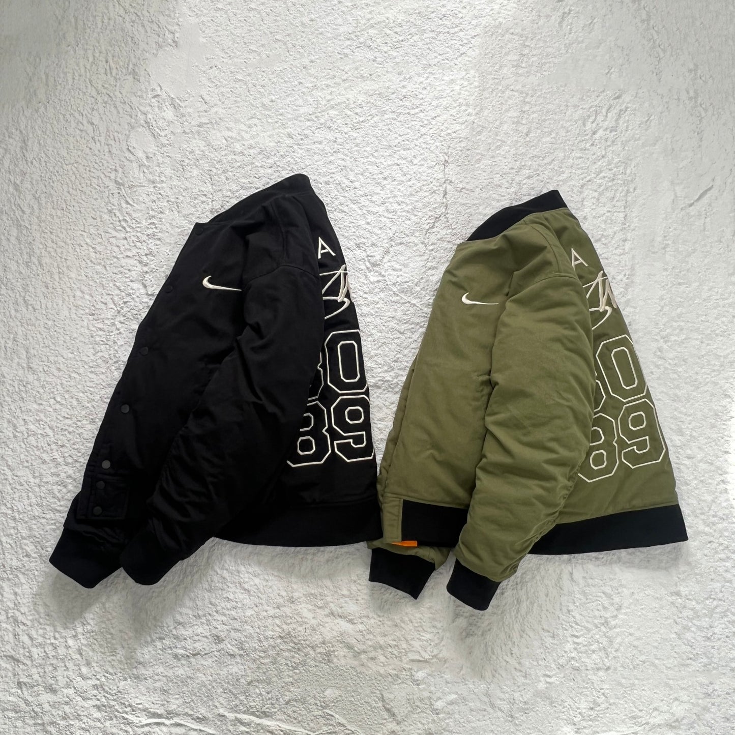 STUSSY x NIKE 聯名雙面穿衍縫鋪棉夾克