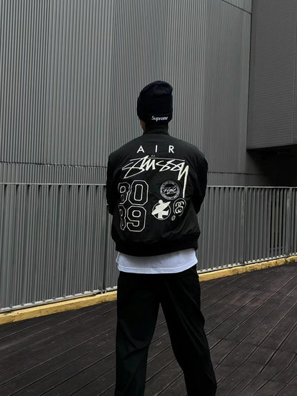 STUSSY x NIKE 聯名雙面穿衍縫鋪棉夾克