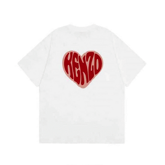 KENZO 發泡印花愛心T恤 - VANASH