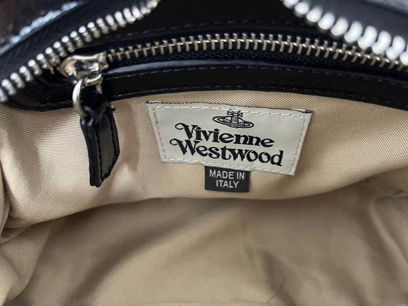 Vivienne Westwood 金屬龐克鏈條斜跨包